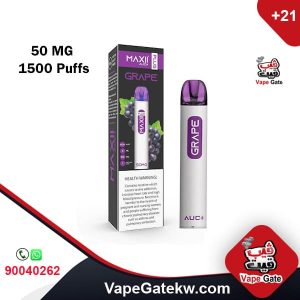 AUC Maxi Plus Grape 50 MG 1500 Puffs