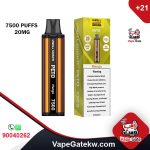 UWELL SHISHTI PETO MANGO 7500 PUFFS 20MG