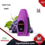 BUGATTI Vape Grape 20MG 9000 Puffs