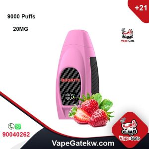 BUGATTI Vape Strawberry 20MG 9000 Puffs