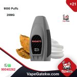 BUGATTI Vape Tobacco Vanilla 20MG 9000 Puffs